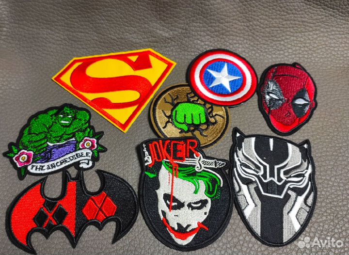 Патчи, нашивки Marvel/Марвел, DC, Star Wars