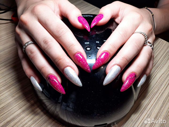 Наращивание ногтей,покрытие