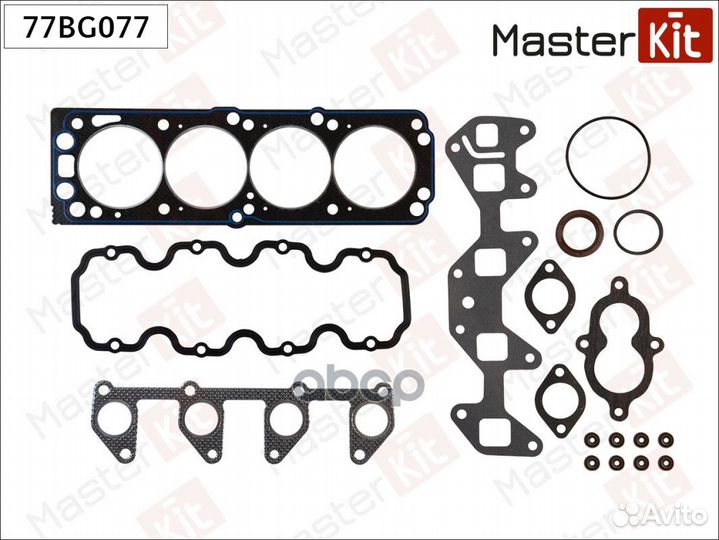 Комплект прокладок VAG polo/fabia 1.2 (верхний)