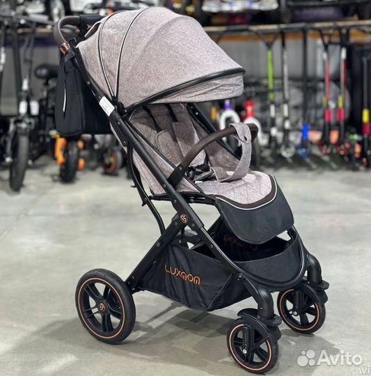 Коляска прогулочная вездеход (Коричневый)