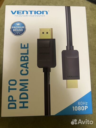 Display port (DP) - hdmi кабель Vention