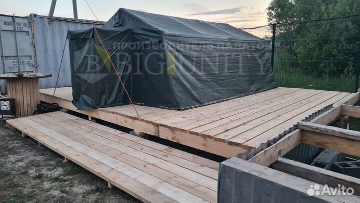 Палатка Армейская Каркасная 10-70 Человек