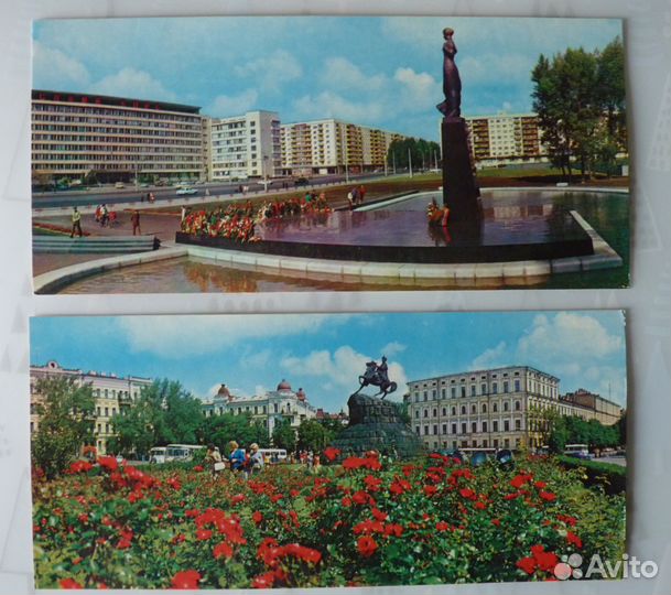 Комплект панорамных открыток 