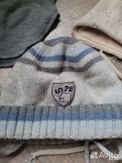 Шапки на мальчика 1,5-3 года 6шт