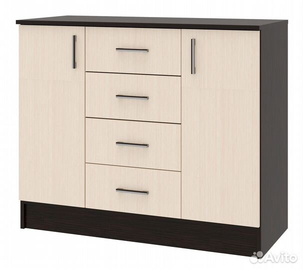 Комод 1000 (4 ящика 2 двери) в наличии