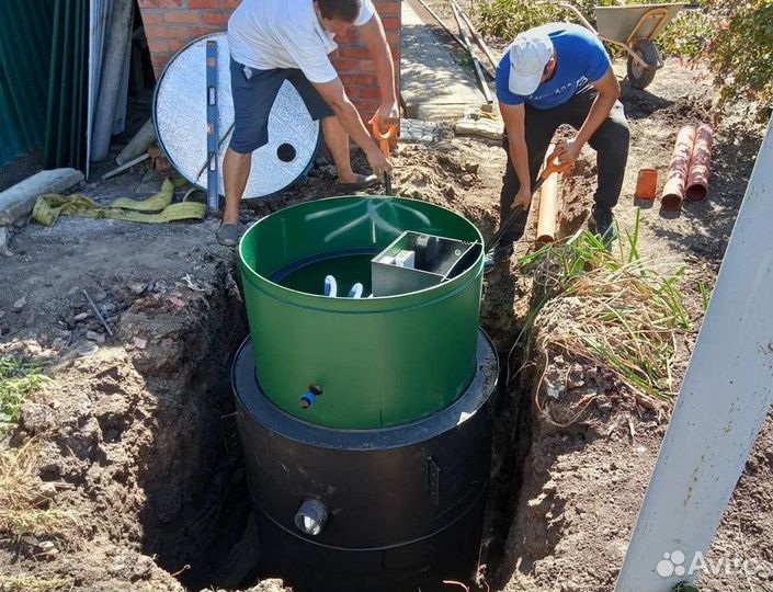 Септик горизонтальный на 4 человека Итал