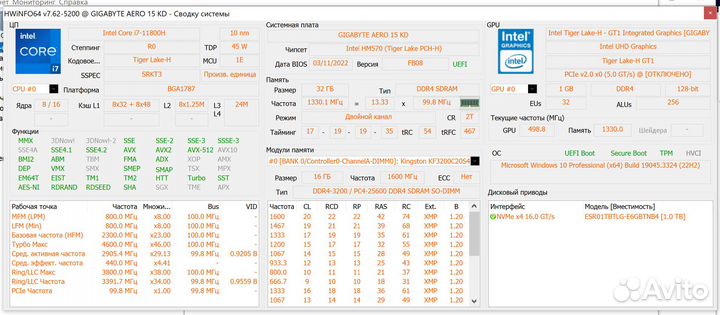 Gigabyte Aero 15 oled KD