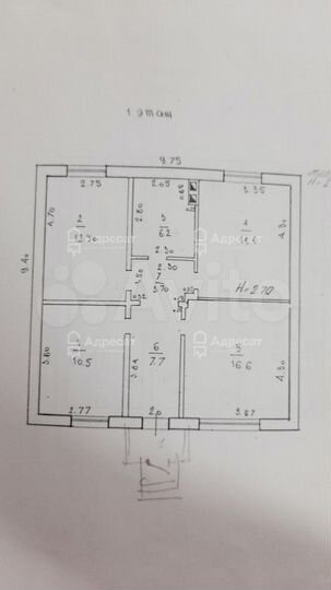 Коттедж 144,6 м² на участке 6 сот.