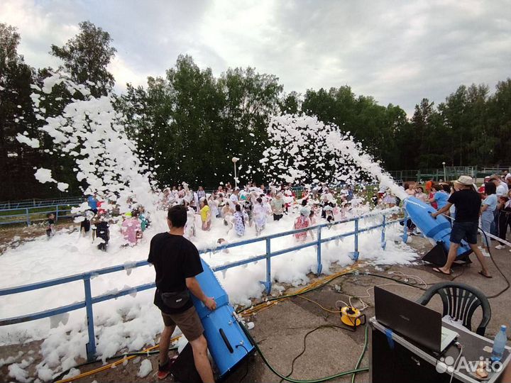 Пенная вечеринка на корпоративное мероприятие