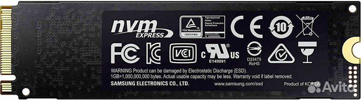 SSD 500Gb Samsung 970 EVO Plus (MZ-V7S500BW)