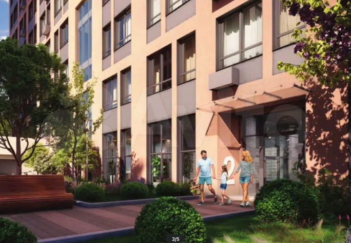 1-к. квартира, 46,4 м², 1/16 эт.