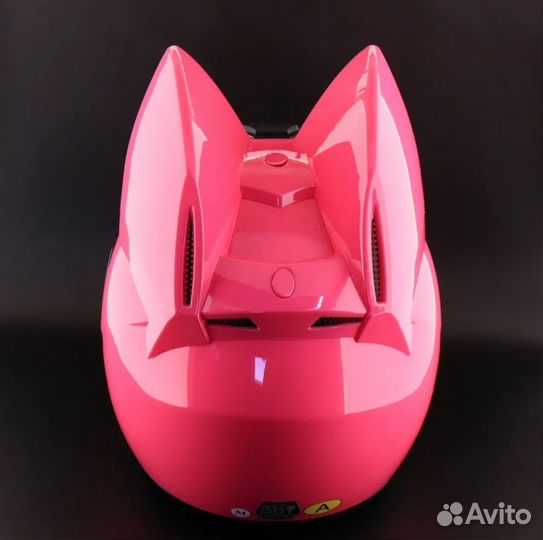 Мотошлем с ушками