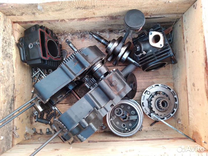 Двигатель мопед альфа 110сс