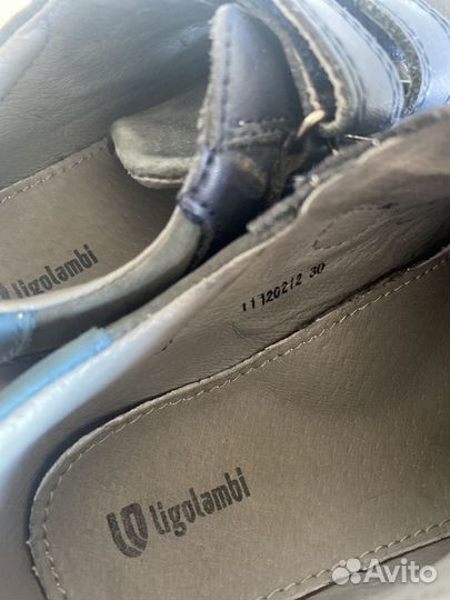 Полуботинки Ligolambi кожанные 30 р