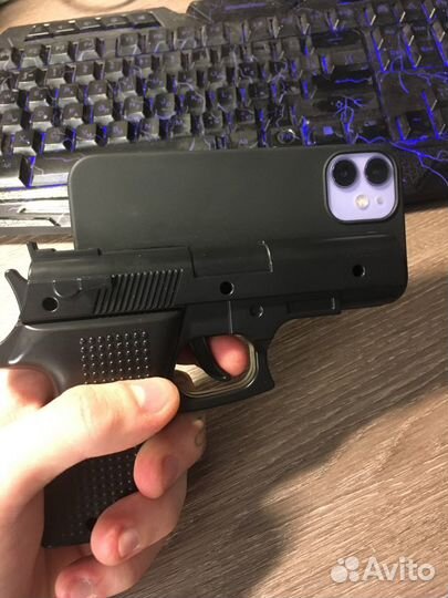 Чехол iPhone 12 mini пистолет