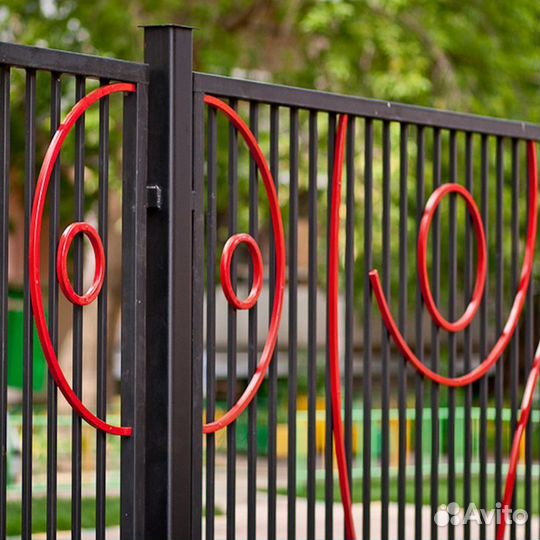 Ограждение участков детского сада в Торопце