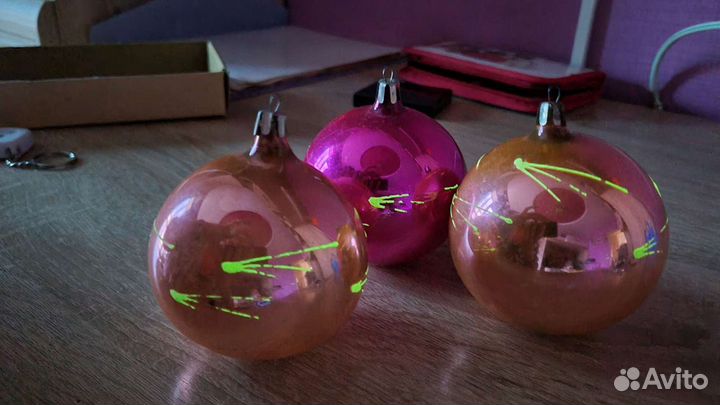 Елочные игрушки СССР шары 