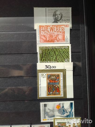 Марки ** фрг Германия годовой набор 1987 1988 1989