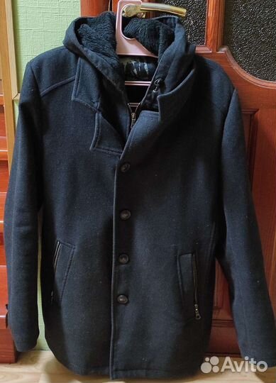 Пальто зимнее мужское бу