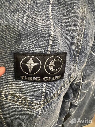 Джинсы thug club оверсайз шоу-рум
