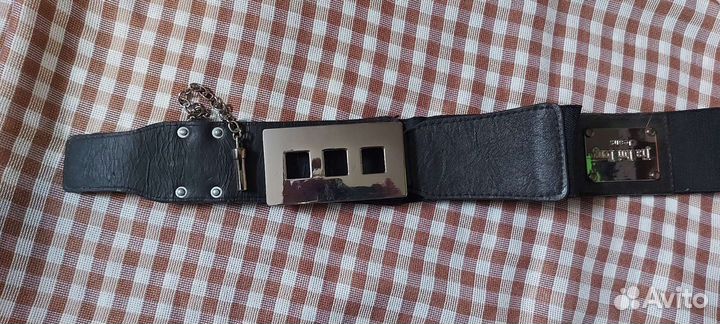 Ремни женские эластичные (кожа)