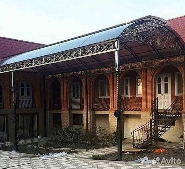 Навесы из поликарбоната под заказ