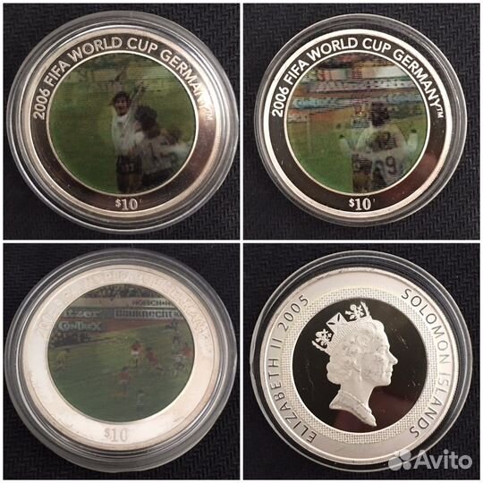 Серебряные монеты Чемпионат мира 2006 по футболу