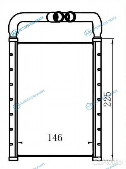 ST-HY06-395-0 Радиатор отопителя салона hyundai sa