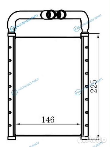 ST-HY06-395-0 Радиатор отопителя салона hyundai sa