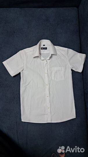Рубашка Белая короткий рукав на мальчика