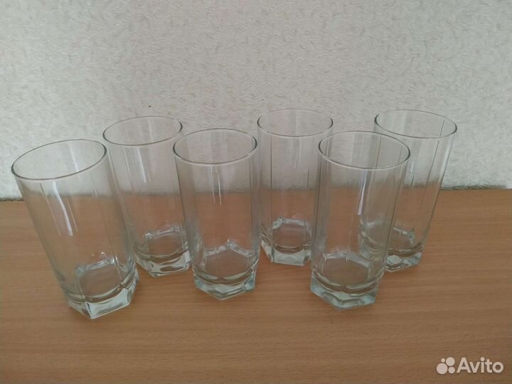 Стаканы высокие Tango Pasabahce, в наборе 6 шт