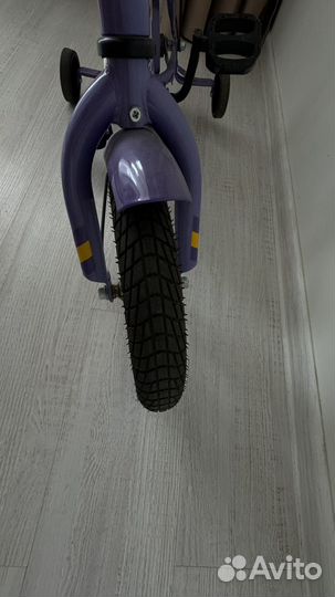 Детский велосипед с родительской ручкой