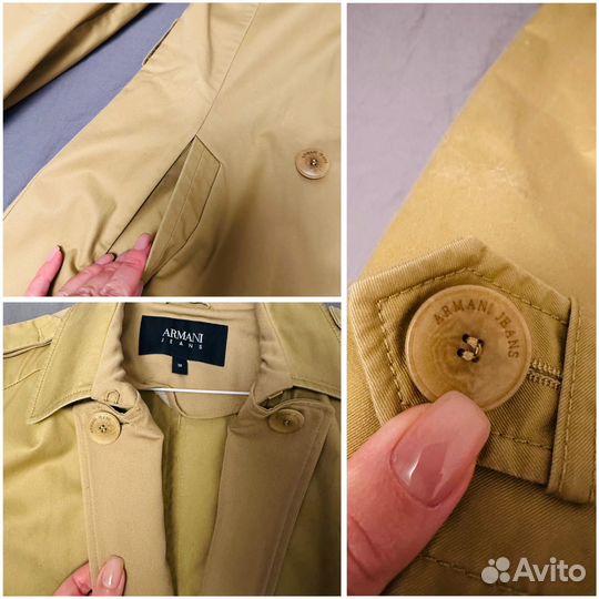 Плащ тренч Armani оригинал