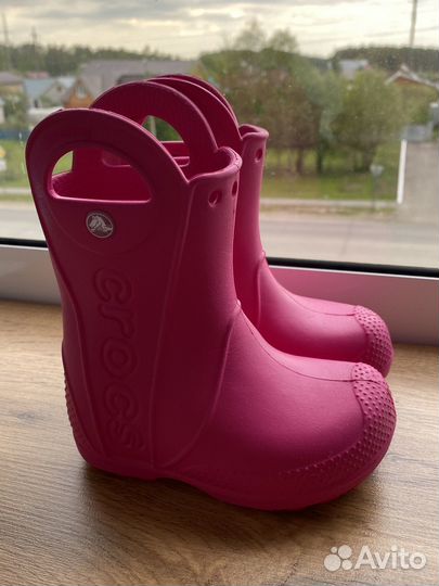Сапоги детские резиновые Crocs