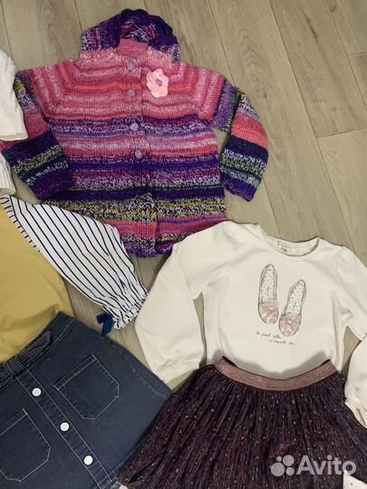 Детские вещи пакетом для девочек 4-6 лет