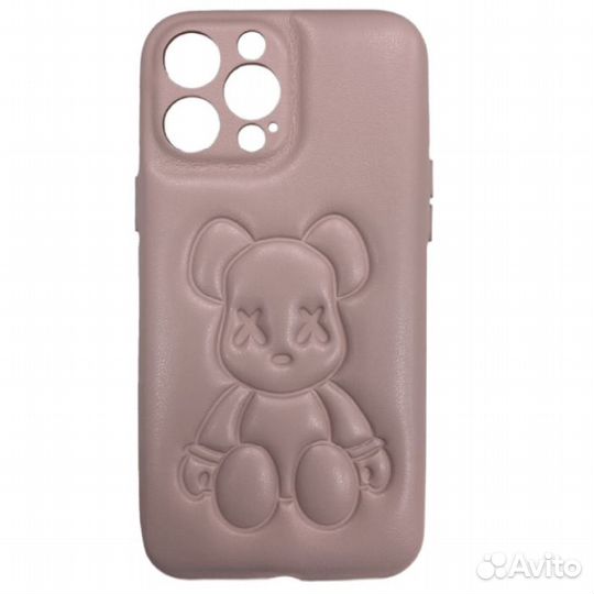Чехол Bearbrick для Apple iPhone 14 Pro Max, розов