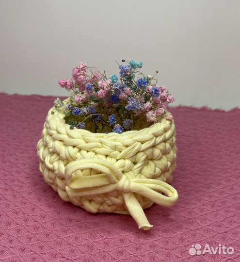Корзина плетеная,органайзер для хранения