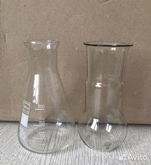 Химические колбы лабораторные