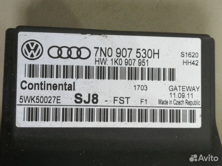 Блок комфорта 7N0907530H для VW Golf VI 2009-2013