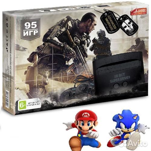 Sega Super Drive Advanced Warfare+8 игр / 810 игр