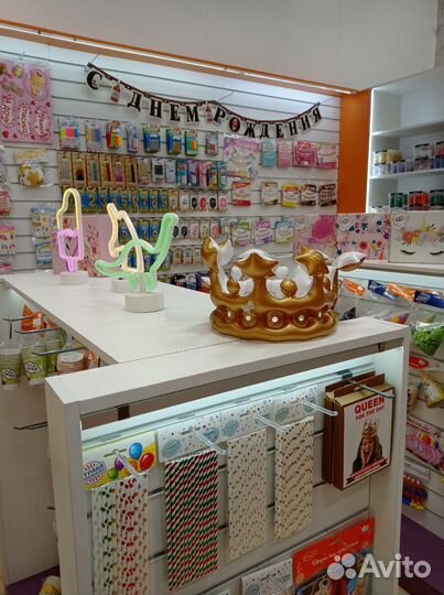 Франшиза магазина товаров к празднику