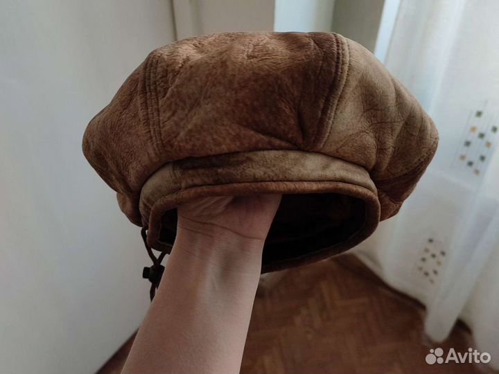 Кожаный плащ женский