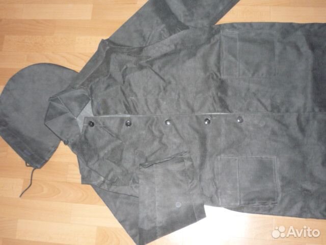 Рабочий плащ дождевик, плащ-палатка