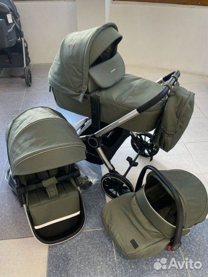 Новая Коляска с твёрдым блоком luxmom