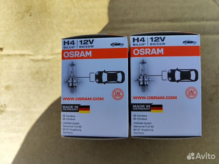 Osram h4 лампочки автомобильные