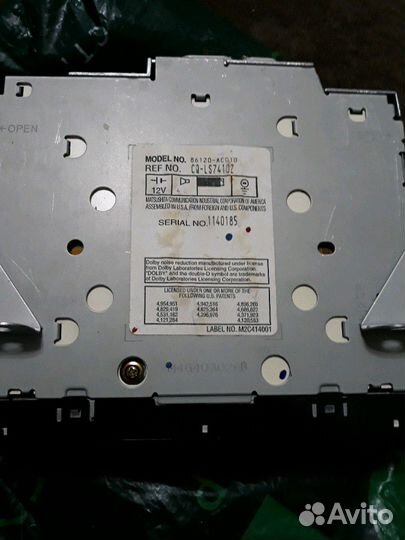 Магнитофон кассетный для авто