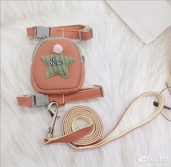 Шлейка для кошек и собак мелких пород