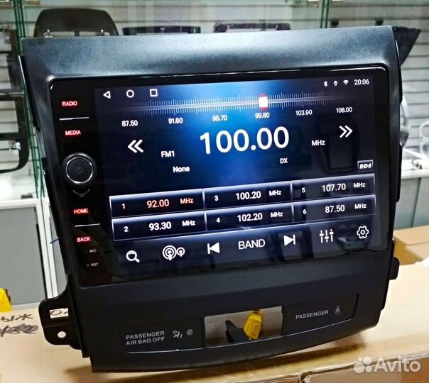 Mitsubishi Outlander XL магнитола Android крутилка