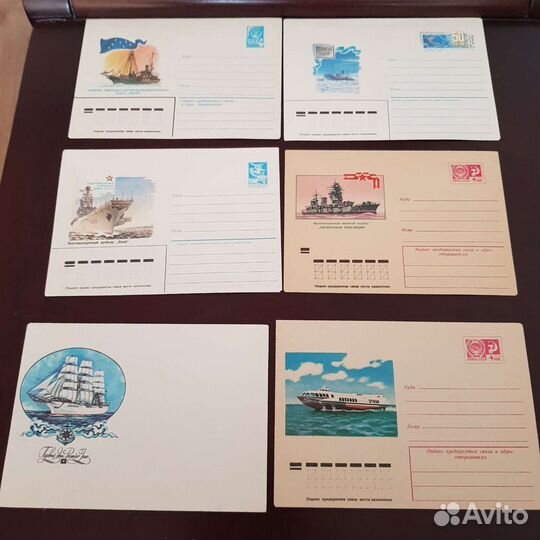 Коллекция конвертов корабли