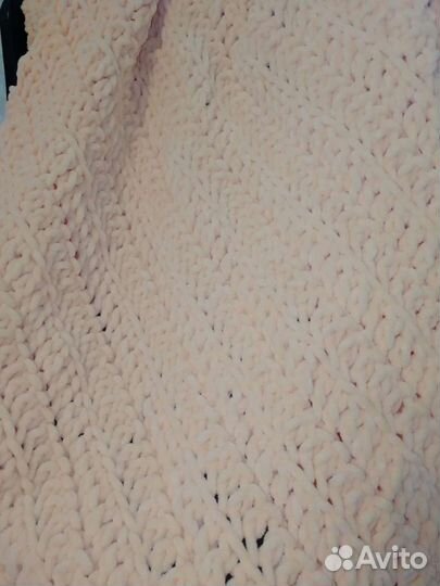 Плед детский вязаный ручная работа